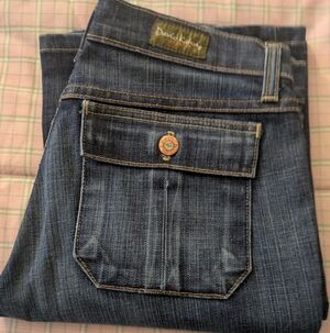 David Kahn Dark Blue Boot Cut Jeans